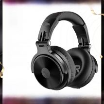 Oneodio Pro C Wireless Headphones 110H PlayTime, Bluetooth 5.2, Foldable Comfortable Fit, Deep Bass Stereo Earphones with Mic