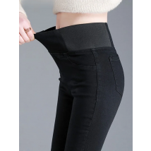 Oversize 26-38 Black Skinny Pencil Jeans Women High Waist Slim Denim Pants Stretch Leggings Vaqueros Casual Pantalones Jean 2024