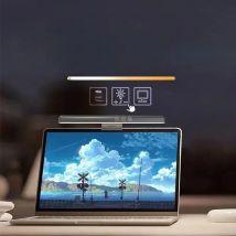 LED Screen Desk Lamp Eye Protection Stepless Dimming USB Night Light Computer Screen Clip Monitor Learning Reading Table Lamps