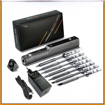 Original TS101 Soldering Iron 65W PD Adapter MiNi Adjustable Temperature Portable Soldering Station Set TS100 Upgrade