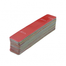 10sheets Gray Tape Double-Sided Foam Pad 100x20x2mm Strong Bonding Strength Assembly Planning Office Stationery Tape