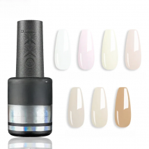 OXXI 10ml Natural Base for Gel Varnish Semipermanent Nude Rubber Base Gellac Nails Art Jelly Color uv Nail Base Coat Nail Polish