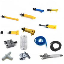 Technical Parts DIY Pneumatic Kit With Air Pump Push Rod Switch Piston Air Pipe Pneumatic Pump MOC Blocks Bricks 47225 19476