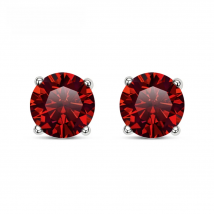 KNOBSPIN Moissanite Earring S925 Sterling Sliver Plated with 18k White Gold Earring for Women Man Sparkling Fine Jewelry