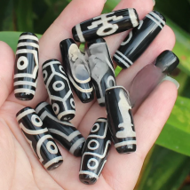 Good Qulity! 1pcs Around 28-30mm Many patterns Black Tibet Dzi Agat,Lucky Symbol,Powerful Amulet,For DIY Jewelry Making !