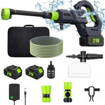 200Bar Brushless Elettrico Ad Alta Pressione Lavaggio Auto 6 IN 1 Pistola di Lavaggio Auto 3 Marce Display Digitale Pistola Ad Acqua per Makita Batteria