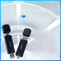 New Mini 5 Pro CarlinKit 5.0 Android Auto CarPlay 2In1 Wireless Adapter Online Upgrade BT WiFi Auto Connect CarPlay Smart Ai Box