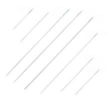 20Pcs Various Lengths Of Elongated Metal Beading Needles For Beads Pearls Threading String Cord Jewelry Making Tools Pins