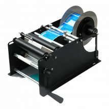 Simple Manual Round Bottle Labeling Machine Hand Crank Label Applicator With Handle For Cylindrical