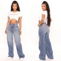 2022 New Y2K High Waist Baggy Jeans For Women Fashion Loose Denim Wide Leg Pants Casual Female Clothing XS-XL Drop Shipping