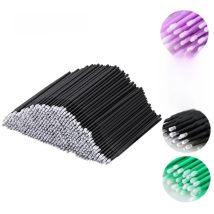 500/1000PCS Eyelash Cleaning Brush Highly Colorful Crystal Brush Eyelash Micro Brush Beauty Makeup Clean Remover Tool Wholesaler