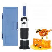 3 in 1 Portable Honey Tester 58-90% Brix 38-43°Baume 12-27% Water For Beekeeper Bee Refractometer Sugar Test Meter