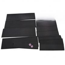 2 PCS Personalized Dog Name Tag Pet Harness ID Label Reflective Colorful DIY Name Logo Custom Dog Chest Strap Harness Collar Tag