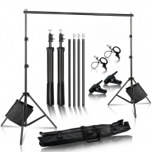 Photography Backdrop Stand Photo Studio Background Backdrops Chromakey Green Screen Support System Frame Carry Bag Light Kits