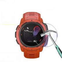 For Garmin Instinct 2 2S Solar Surf Tide Tactical Esports Clear / Anti Purple Light 2.5D Tempered Glass Screen Protector Film