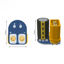 Matek XT60-TVS Voltage Spike Filter 470uF 28V for 6S Lipo Lithium Battery Electrolytic Capacitors for RC FPV Drones DIY Parts