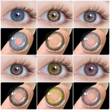 AMARA MIKI Series1 Pair Colored Contact Lenses Natural Look Brown Eye Lenses Gray Contact Blue Lenses Fast Delivery Green Eye