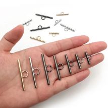 10pcs OT Adjustable Metal Buckle Clip Edge Anchor Connector Hardware for DIY Jewelry Making Necklaces Bracelets Hook Accessories