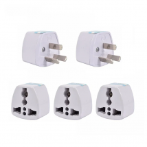 1/2/5pcs Universal 3Pin AU NZ Power Plug Adapter 3 Pin New Zealand Australia Travel Plug NZ/AU To US/UK/EU Plug Converter