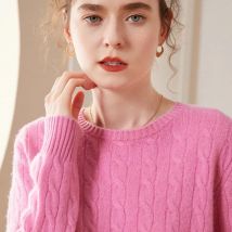 2023 Hot Sale Winter New Women Sweater 100% Pure Cashmere Knitted Pullovers Thicken Female Casual Knitwear Long Sleeve Lady Tops