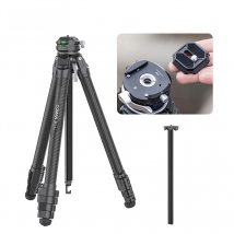 COMAN Zero F38 Carbon Fiber Travel Tripod With 360° Panoramic Ball Head F38 Quick Release For DSLR Camera Tripods Smartphone