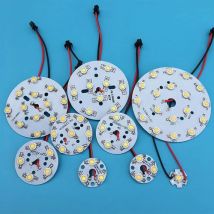 LED Lamp Beads 3W 5W 7W 9W 12W 15W 18W High Power LED PCB board welded terminal wire LED pendant light source light board