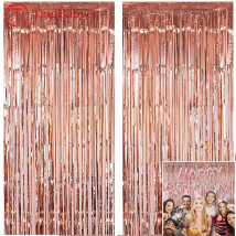2Pack Tinsel Fringe Curtain Happy Birthday Party Decorations Adult Kids Boy Girl 1 2 3 5 10 11 13 15 25 30 35 40 50 60 Year Old