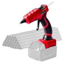 50W Cordless Hot Glue Gun for Milwaukee 18V Battery with 30pcs 7mm Sticks 30s Quick Preheat for Arts & Crafts & DIY (No Battery)