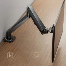 BEISHI Single Monitor Bracket for 13-32in adjustable Monitor holder Universal Computer screen load 2-9kg Gas SpringTV stand