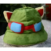 Game LOL Swift Scout Teemo Cosplay Hat High Quality Plush Cute Teemo Cap Cosplay Props