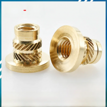 Copper Threaded Nut Inserts M2 M2.5 M3 M4 M5 M6 M8 Notebook 3D Print Flange T-Nuts Knurled Thread Hot Melt Heating Insert Nuts