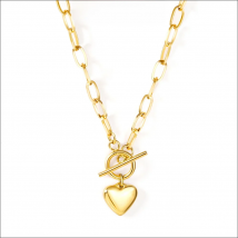 LUXUSTEEL Punk Heart Pendant Cuban Link Chains For Women Girls Stainless Steel Collars Bow Knot Necklaces Wedding Jewelry Gifts