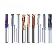 1pcs CNC HRC 65 Degree carbide Single tooth Thread Milling M1 M1.2 M1.4 M1.6 M2 M2.5 M3-M24 Solid carbide thread Milling cutter