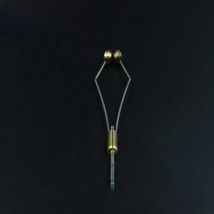 CONTEMPLATOR 1pc Ceramic Tip Tapered Feet Stainless Steel Fly Tying Bobbin Holder Avoiding Breaking Thread Durable Fishing Tools