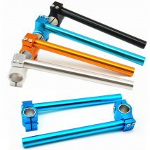 2pcs Universal Racing Adjustable CNC 26MM 27MM 28MM 29MM 30MM Clip On Ons Fork Handlebars Handle Bar for Cafe Racer Motorcycle