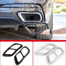 Stainless Steel For BMW X5 G05 X6 G06 X7 G07 2019-2025Car Tail Muffler Exhaust Pipe Output Cover Accessory(for M Sports Version)