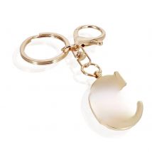 New Stainless Steel 26 Letter Keychain Stainless Steel Keychain First Letter Modern Minimalist Backpack Pendant Wholesale