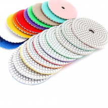 1pc 4inch Wet/Dry Polishing Pads Granite Concrete Marble Glass Stone Sanding Disc 30-10000 Grit