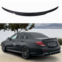 For Mercedes Benz E Class W213 E200 E300 E400 E550  2017-2020 Carbon Fiber Car Spoiler Black Color Spoiler BOS style