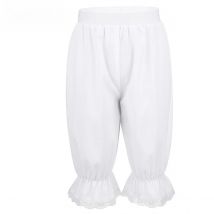 Girls Victorian Bloomers Pantaloons Costume Lightweight Octoberfest Loose Lace Trim Bloomers Shorts Steampunk Dance Costume