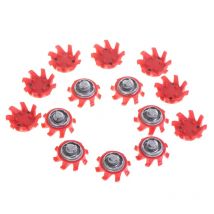 14x Red Golf Shoes Spikes Fast Twist Studs Cleats Softspikes For Footjoy