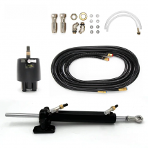 Winibo WQWJ Inboard Hydraulic Steering System With Helm Pump Compact Cylinder Tubing For Vessels Sizes Up To 11 Meters 36 Feet