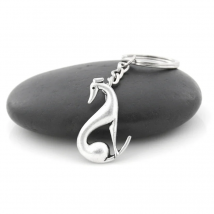 Retro Silver Plated Italian Greyhound Galgo & Whippet Keychain Dog Key Ring Keyring Bag Charm Women Pet Jewellery Holiday Gifts
