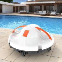Robot automatico per piscina senza fili IPX8 impermeabile 5200 mAh a doppio motore aspirapolvere per piscina, autoparamento con tempo di corsa di 120 minuti