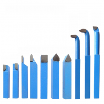 cemented carbide 9pcs- turnning tools Lathe turning tool 8mm*8mm 10mm*10mm 12mm*12mm mini carbide tipped lathe cutting tool set