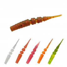 KESFISHING Jig Worm Lures Polaris 42mm Pesca Bass Trout Winter Ice Fishing Injection Salts and Scents Soft Baits