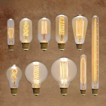 KARWEN Vintage Edison bulb E27 40w 220v Ampoule vintage bulb edison lamp ST64 G80 G95 A19 T10 T45 filament Incandescent light