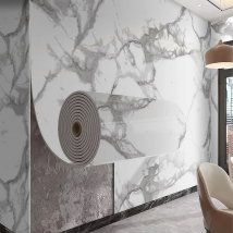 Naklejki marmurowe samoprzylepne PVC wodoodporne naklejki ścienne do sypialni salonu tło TV dekoracja ścian tapeta