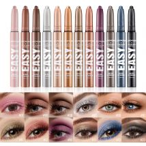Bastoncini per ombretti multicolori Shimmer & Matte |   Matite per ombretti sfumabili e di lunga durata Applicazione liscia per audace o naturale