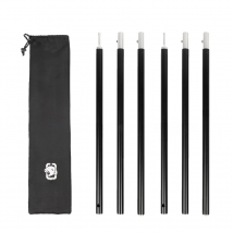 OneTigris Tent Poles Replacement Outdoor Camping Tarp Pole Set 7075 Aluminum Alloy Tent Support Adjustable Size 125cm & 160cm